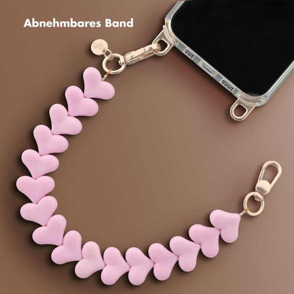 Selencia Lova Herz-Handgelenkbande - Cotton Candy