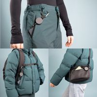 imoshion Ausziehbares Kabel mit Karabinerhaken und Telefonpad - Schwarz