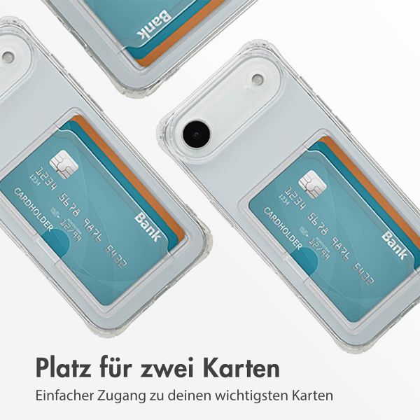 imoshion Soft Case Back Cover mit Kartenhalter Apple iPhone Air - Transparent