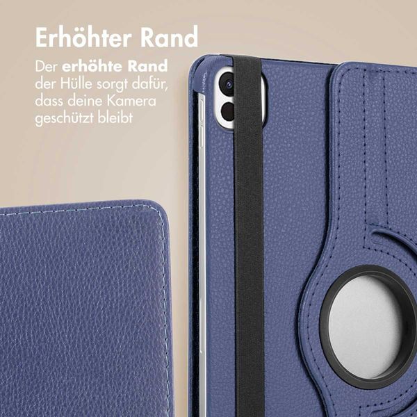 imoshion 360° drehbare Klapphülle Apple iPad Pro 11 (2020/2021/2022) - Dunkelblau