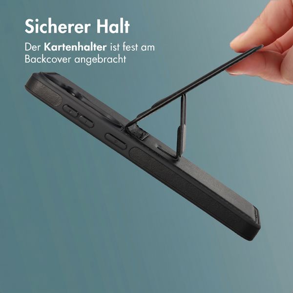 imoshion Backcover mit Kartenfach und Ständer Samsung Galaxy S26 Plus - Schwarz
