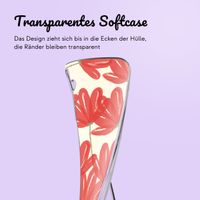 Personalisierte Hülle mit Blumen Samsung Galaxy A52(s) (5G/4G) - Transparent