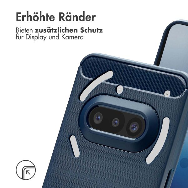 imoshion Brushed Back Cover Nothing Phone (3a) - Dunkelblau