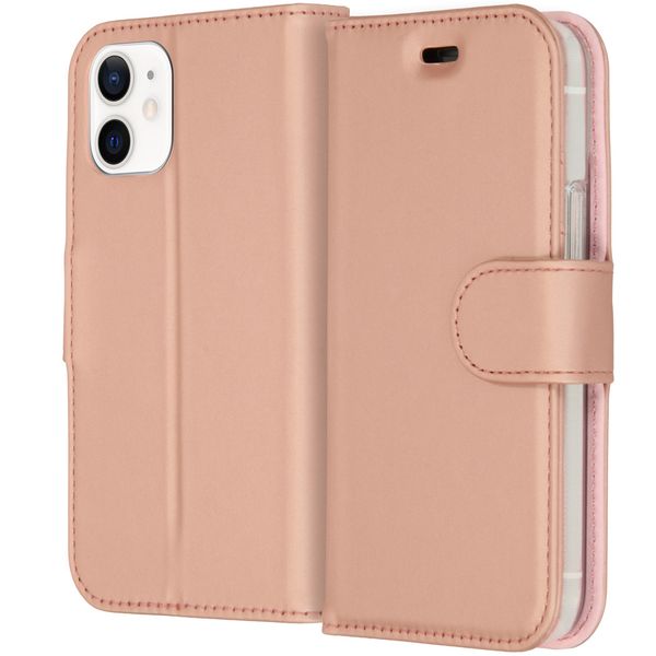 Accezz Wallet TPU Klapphülle für das iPhone 12 Mini - Roségold