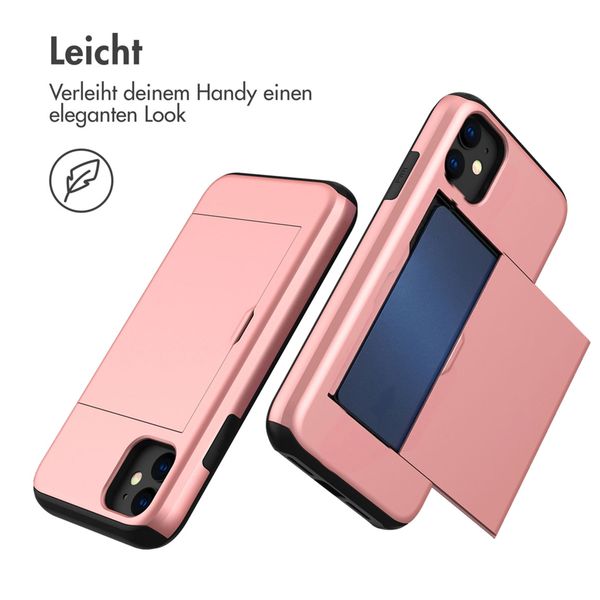imoshion Backcover mit Kartenfach Apple iPhone 11 - Rosé gold