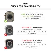 UAG Scout | Bumper Case Apple Watch Ultra / Ultra 2 / Ultra 3 - 49 mm - Schwarz