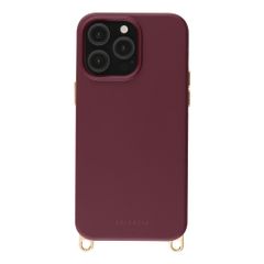 Selencia Rivièra Backcover mit MagSafe mit abnehmbaren Haken Apple iPhone 13 Pro - Bold Burgundy