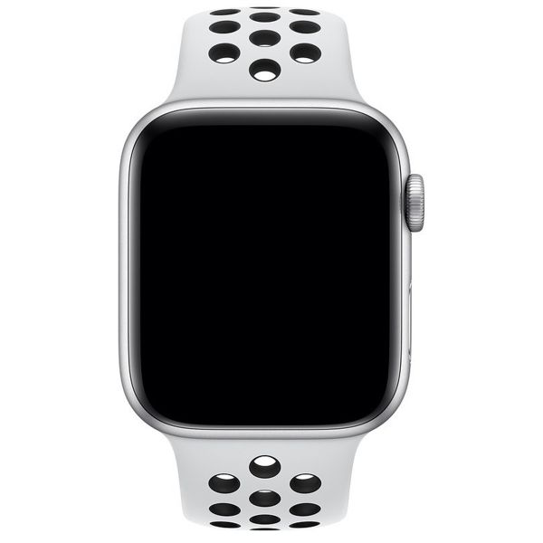 Apple Nike Sport Band für Apple Watch Series 1-10 / SE / Ultra (2) - 42/44/45/46/49 mm - Pure Platinum