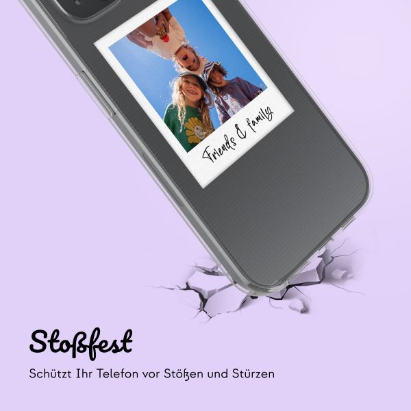 Hülle mit eigenem Foto und/oder Text Apple iPhone 15 - Polaroid