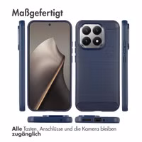 imoshion Brushed Back Cover Xiaomi 15T - Dunkelblau
