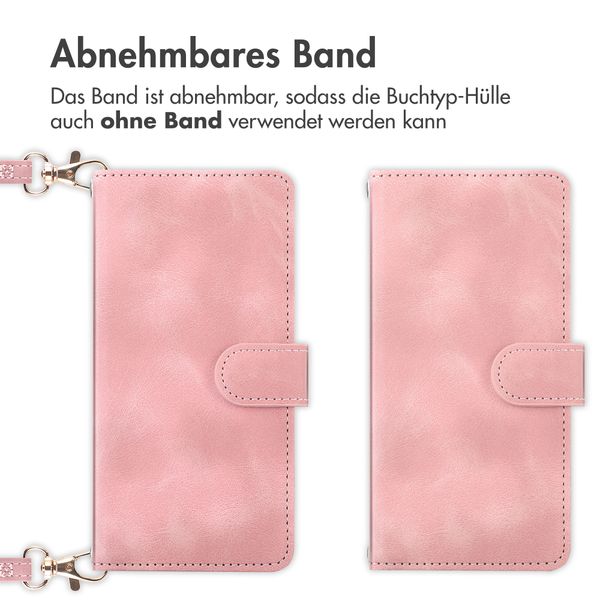 imoshion Klapphülle mit Kordel Motorola Moto G57 Power - Rosa