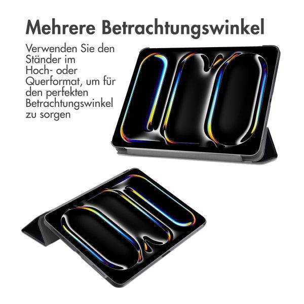 imoshion Design Trifold Klaphülle Apple iPad Pro 13 (2024) M4 - Don't touch