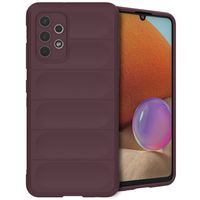 imoshion EasyGrip Back Cover für das Samsung Galaxy A32 (4G) - Aubergine