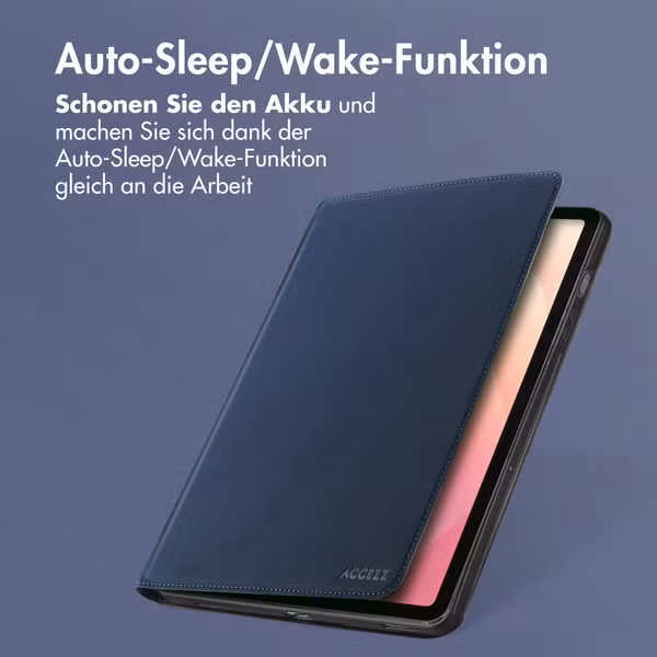 Accezz Classic Klapphülle Samsung Galaxy Tab S11 - Dunkelblau