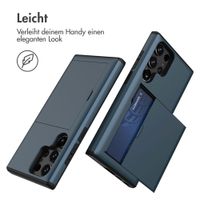 imoshion Backcover mit Kartenfach Samsung Galaxy S23 Ultra - Dunkelblau