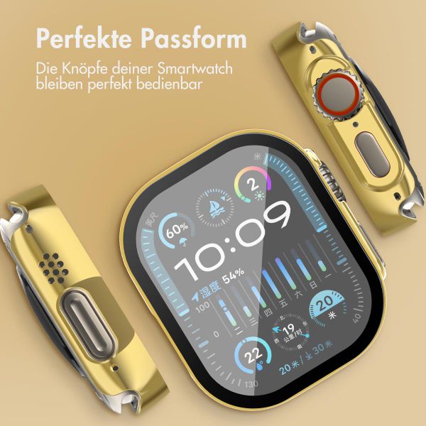 imoshion Full Cover glänzendes Hard Case für die Apple Watch Ultra / Ultra 2 – 49 mm – Gold