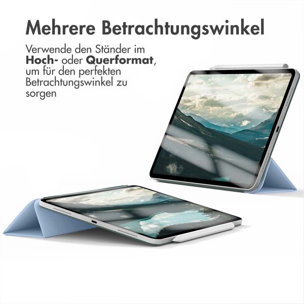 imoshion Magnetic Klapphülle Apple iPad Pro 12.9 (2022) / Pro 12.9 (2021) / Pro 12.9 (2020) - Hellblau