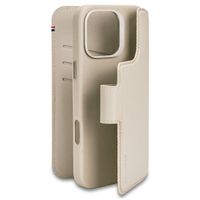 Decoded 2 in 1 Leather Klapphülle MagSafe Apple iPhone 16 Pro Max - Clay