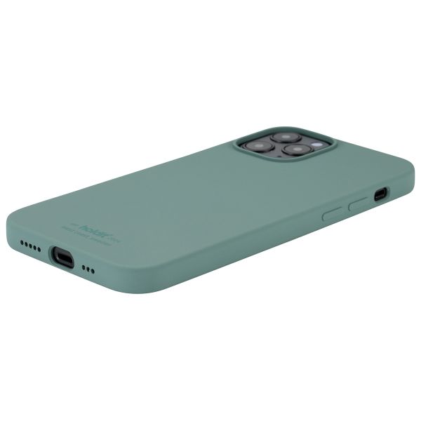 Holdit Silicone Case Apple iPhone 12 (Pro) - Moss Green