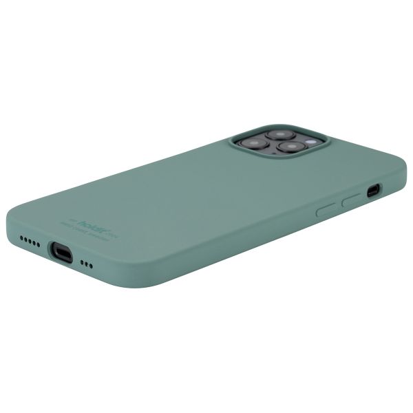 Holdit Silicone Case für das iPhone 12 (Pro) - Moss Green