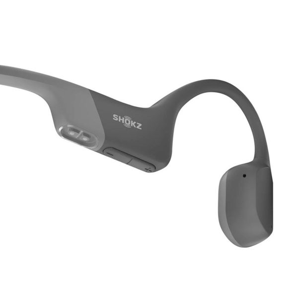 Shokz OpenRun - Standardmodell - Open-Ear kabellose Kopfhörer - Bone conduction - Grey