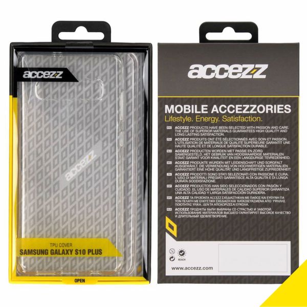 Accezz Clear TPU Backcover Samsung Galaxy S10 Plus - Transparent