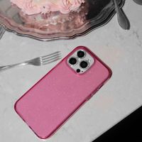 Holdit Glitzer Case für das iPhone 15 Pro - Pink