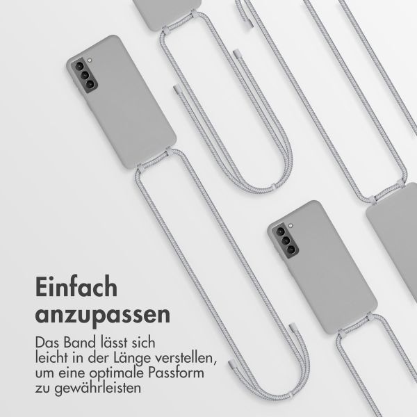 imoshion Color Backcover mit abtrennbarem Band für das Samsung Galaxy S21 - Grau