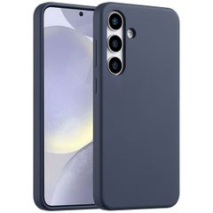 Accezz Liquid Silikoncase Samsung Galaxy S25 Plus - Dunkelblau