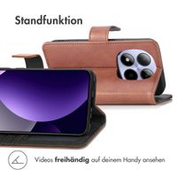 imoshion Luxuriöse Klapphülle Xiaomi Redmi Note 15 Pro Plus (5G) - Braun