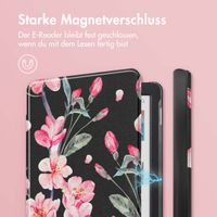 imoshion Design Slim Hard Case Sleepcover für das Kobo Clara Colour / Clara BW / Tolino Shine 5 / Shine Color - Blossom