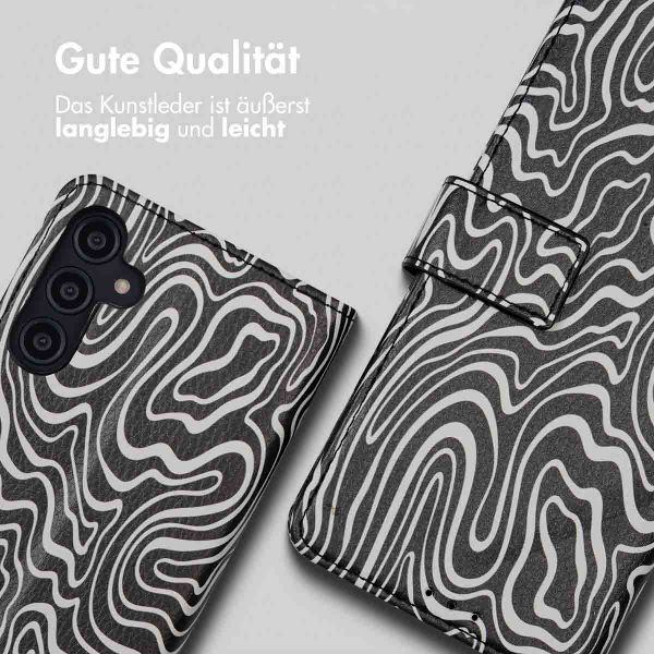 imoshion Design Klapphülle Samsung Galaxy A14 (5G/4G) - Black And White
