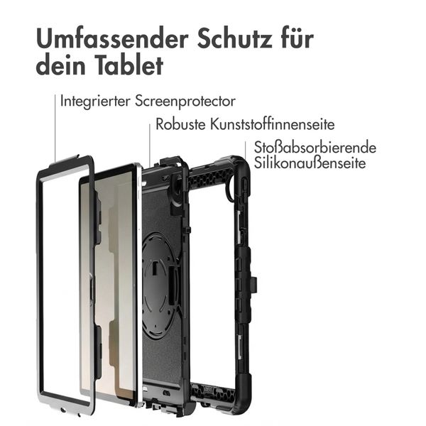 Accezz Robustes Back Cover mit Schultergurt Lenovo Tab M11 - Schwarz