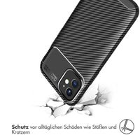 imoshion Carbon-Hülle für das iPhone 12 Mini - Schwarz