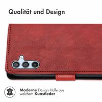 imoshion Luxuriöse Klapphülle Samsung Galaxy A34 (5G) - Rot
