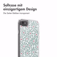 imoshion Design Hülle Apple iPhone SE (2022 / 2020) / 8 / 7 - Bloom Love Sage Green