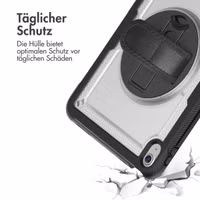 Accezz Robustes Back Cover mit Schultergurt Apple iPad 11 (2025) 11 Zoll A16 / iPad 10 (2022) 10.9 Zoll - Transparent