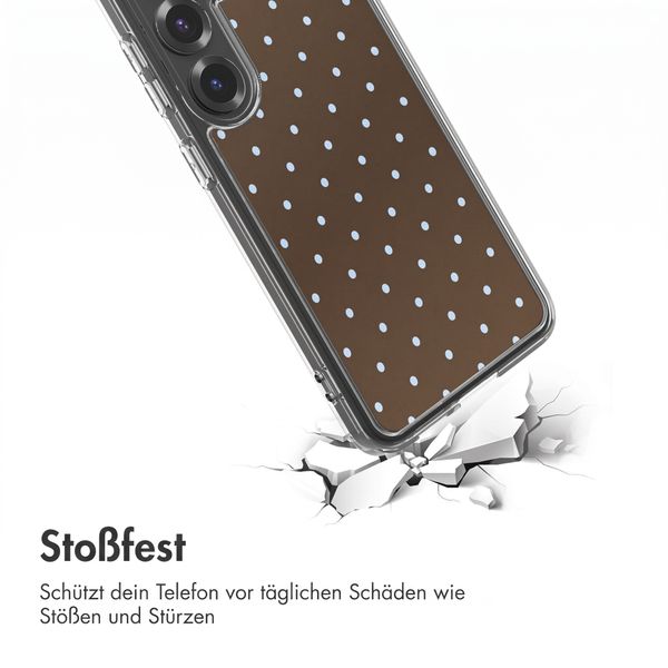 imoshion Design Hülle Samsung Galaxy S25 - Polka Dot Bruin
