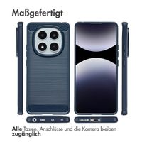 imoshion Brushed Back Cover Xiaomi Redmi Note 14 Pro (4G) - Dunkelblau