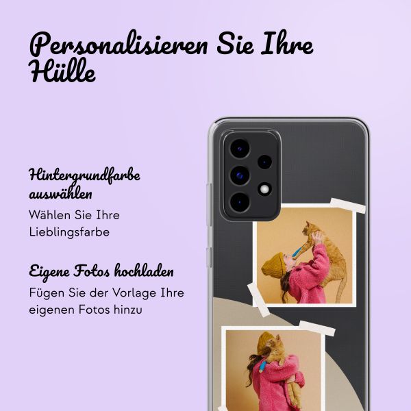 Personalisierte Hülle mit Filmrolle N°2 Samsung Galaxy A53 - Transparent