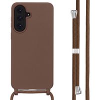 imoshion SilikonHülle mit Band Samsung Galaxy A18 (4G) / A17 (4G/5G) - Braun