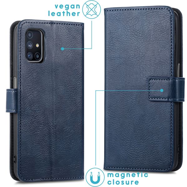 imoshion Luxuriöse Klapphülle Samsung Galaxy M31s - Dunkelblau