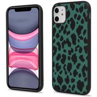 imoshion Design Hülle iPhone 11 - Leopard - Grün / Schwarz