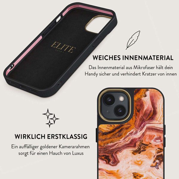 Burga Elite Gold Backcover für das iPhone 15 - Pumpkin Spice