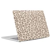 Selencia Sabi Laptop Cover Leopardenmuster Apple MacBook Air 15 Zoll (2023 / 2024 M3 chip / 2025 M4 chip) - Soft Ivory