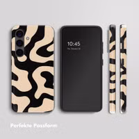 Selencia Vivid Rückabdeckung mit MagSafe Samsung Galaxy S24 - Art Wave Black