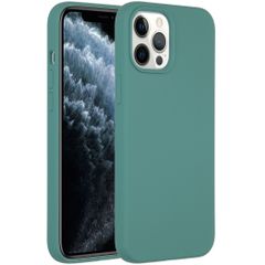 Accezz Liquid Silikoncase  für das iPhone 12 Pro Max - Dunkelgrün