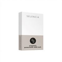 Selencia Vivid Powerbank 5.000 mAh - MagSafe und Qi - Schwarz / Leopard