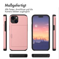 imoshion Backcover mit Kartenfach Apple iPhone 15 - Rosé gold