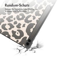 imoshion Design Trifold Klaphülle Samsung Galaxy Tab S10 Plus / Tab S9 FE Plus / Tab S9 Plus - Leopard